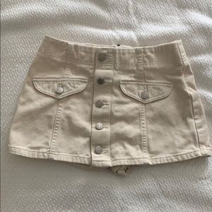 Mini Denim Skort